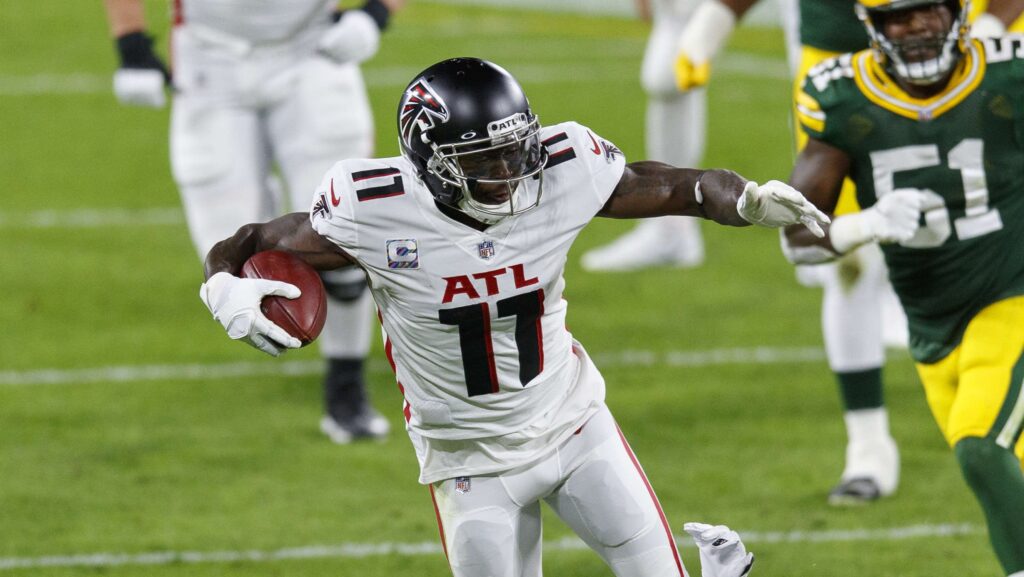 Julio Jones (2011, Round 1 Pick 6 via trade-up) — WR - Gameday Atlanta Julio Jones (2011, Round 1 Pick 6 via trade-up) — WR